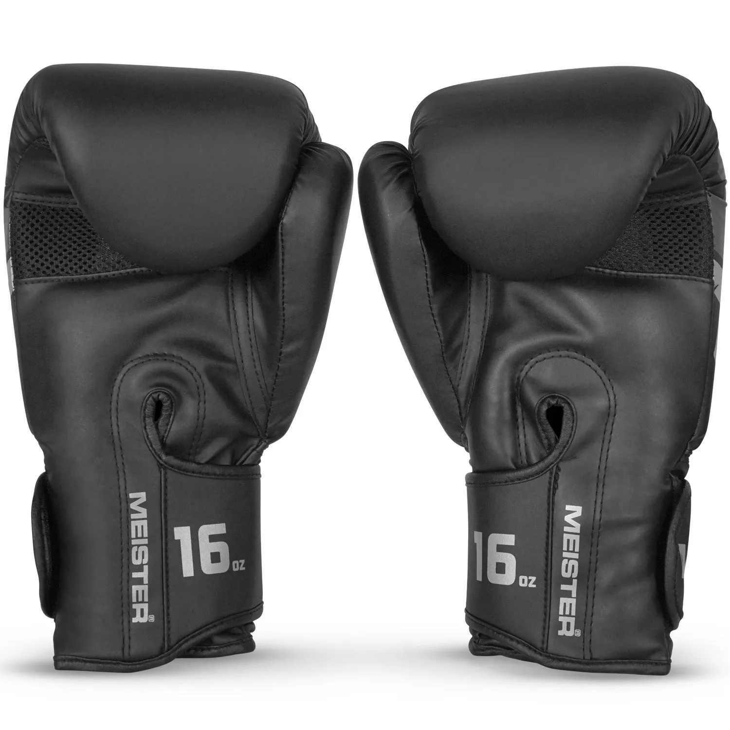 Meister 16oz [CRITICAL] Boxing Gloves - Matte Black