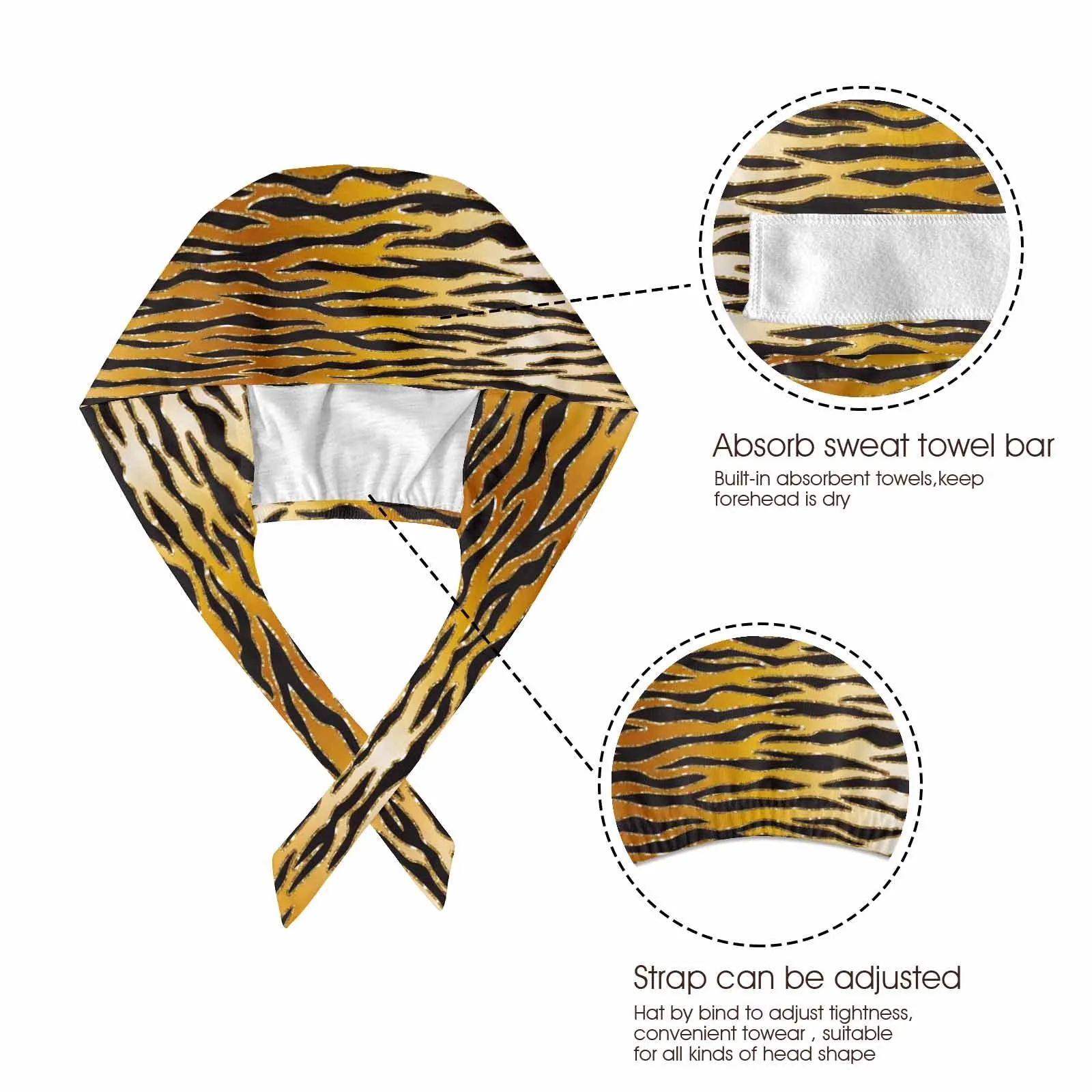 Nurse Scrub Cap Animal Print 13  Scrub Cap