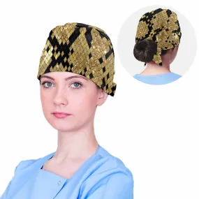 Nurse Scrub Cap Animal Print 3  Scrub Cap