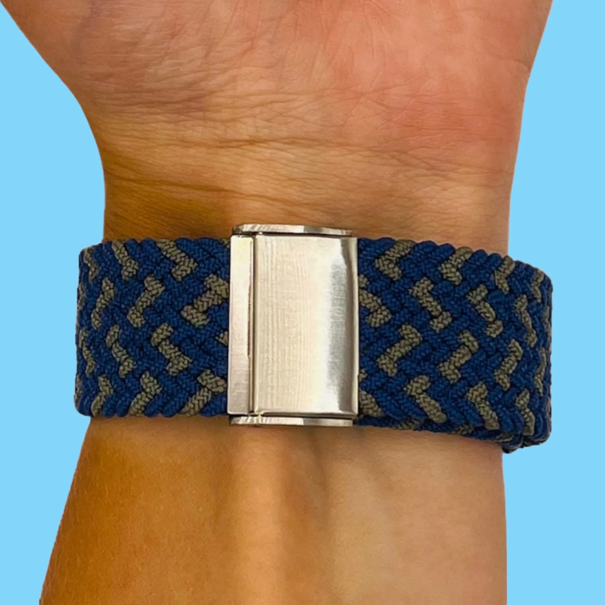 Nylon Braided Loop Watch Straps Compatible with the Olympic 22mm Range