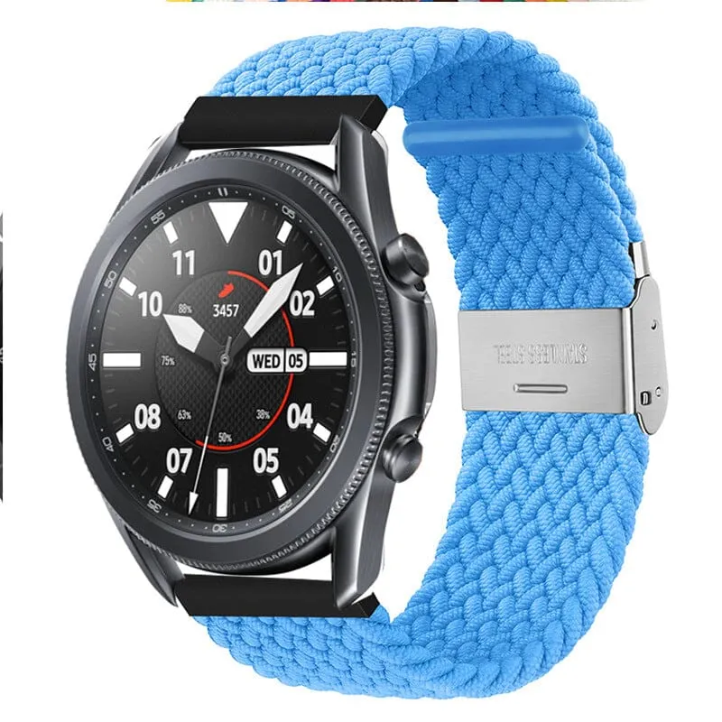 Nylon Braided Loop Watch Straps Compatible with the Olympic 22mm Range