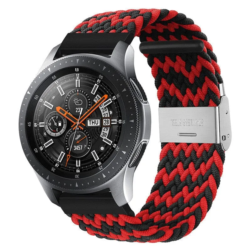 Nylon Braided Loop Watch Straps Compatible with the Olympic 22mm Range