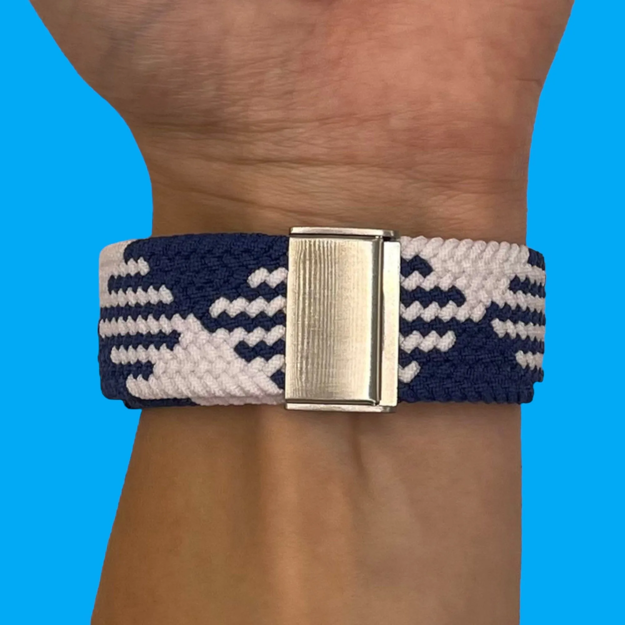 Nylon Braided Loop Watch Straps Compatible with the Olympic 22mm Range