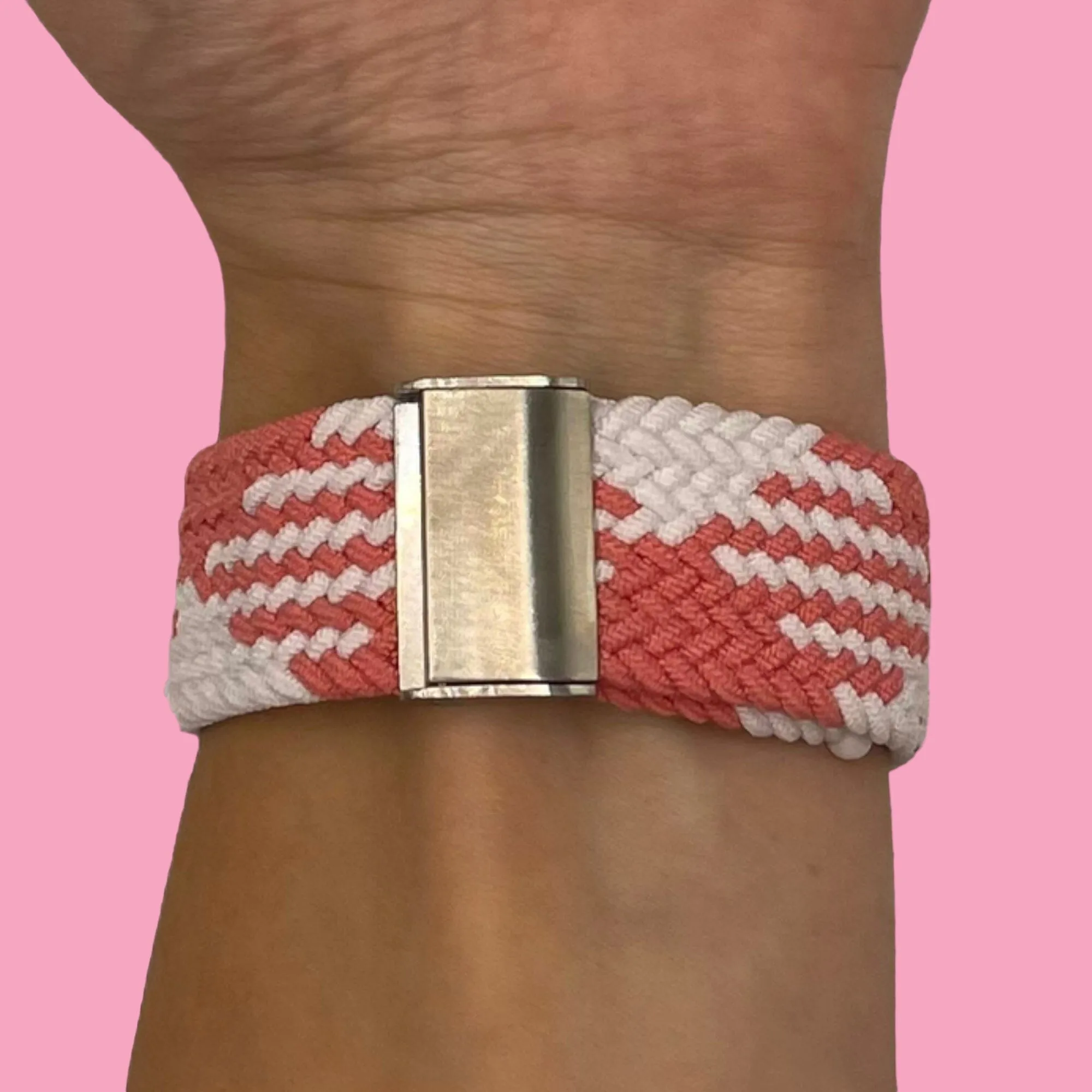 Nylon Braided Loop Watch Straps Compatible with the Olympic 22mm Range