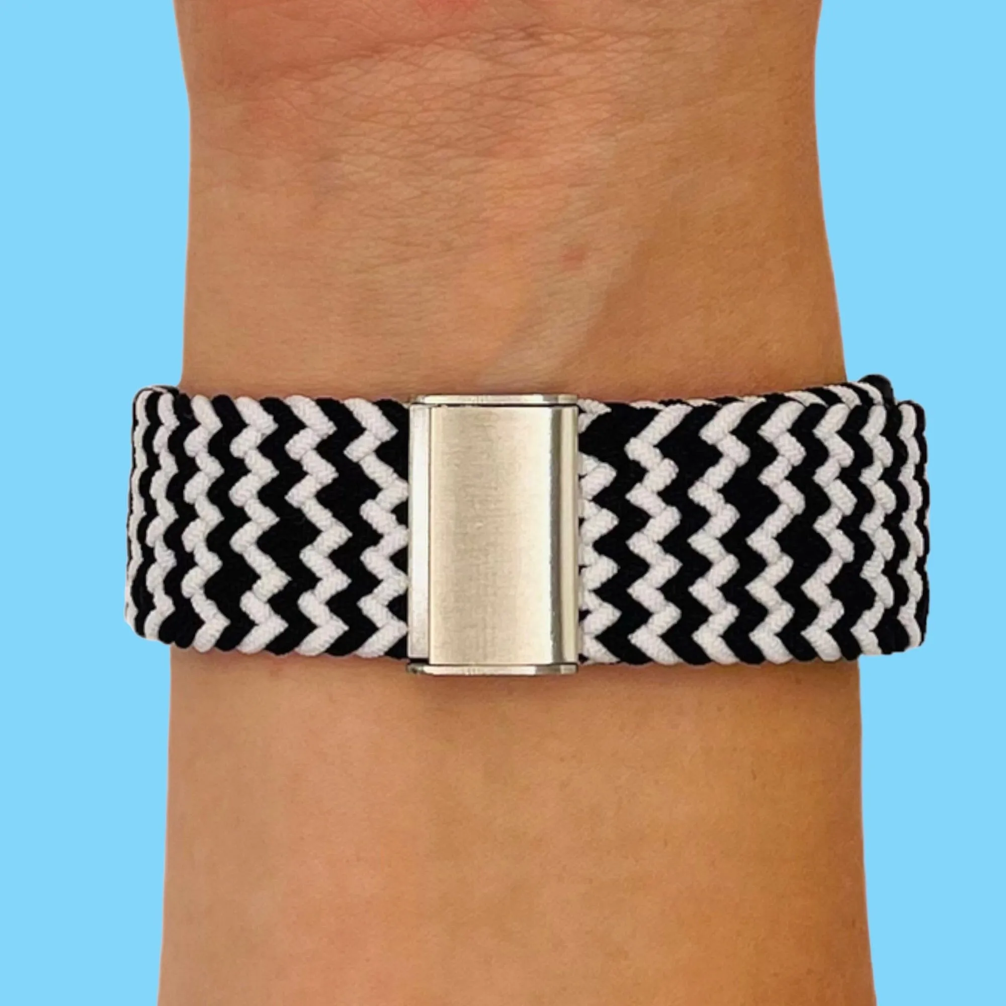 Nylon Braided Loop Watch Straps Compatible with the Olympic 22mm Range