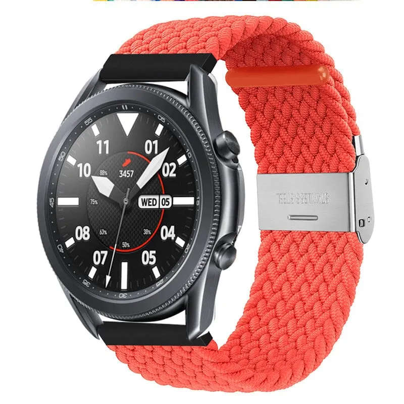 Nylon Braided Loop Watch Straps Compatible with the Olympic 22mm Range