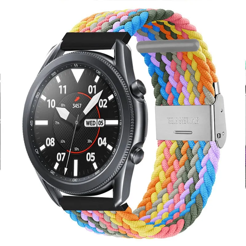 Nylon Braided Loop Watch Straps Compatible with the Olympic 22mm Range