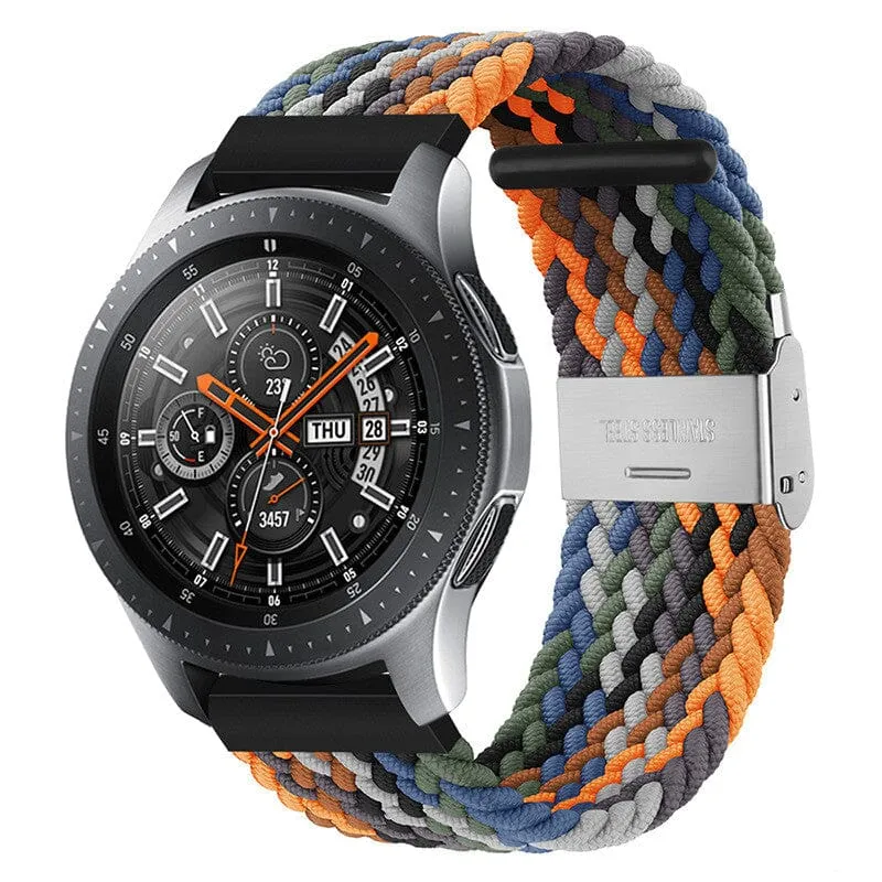 Nylon Braided Loop Watch Straps Compatible with the Olympic 22mm Range