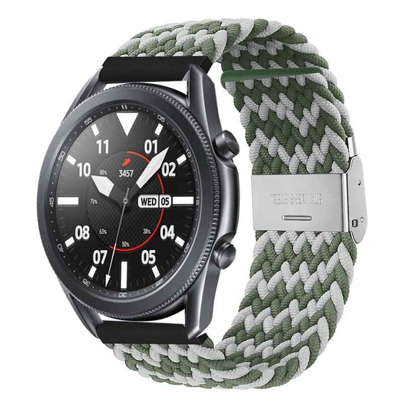 Nylon Braided Loop Watch Straps Compatible with the Olympic 22mm Range