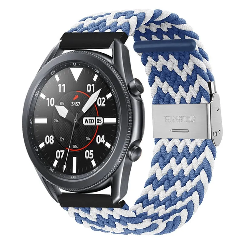 Nylon Braided Loop Watch Straps Compatible with the Olympic 22mm Range