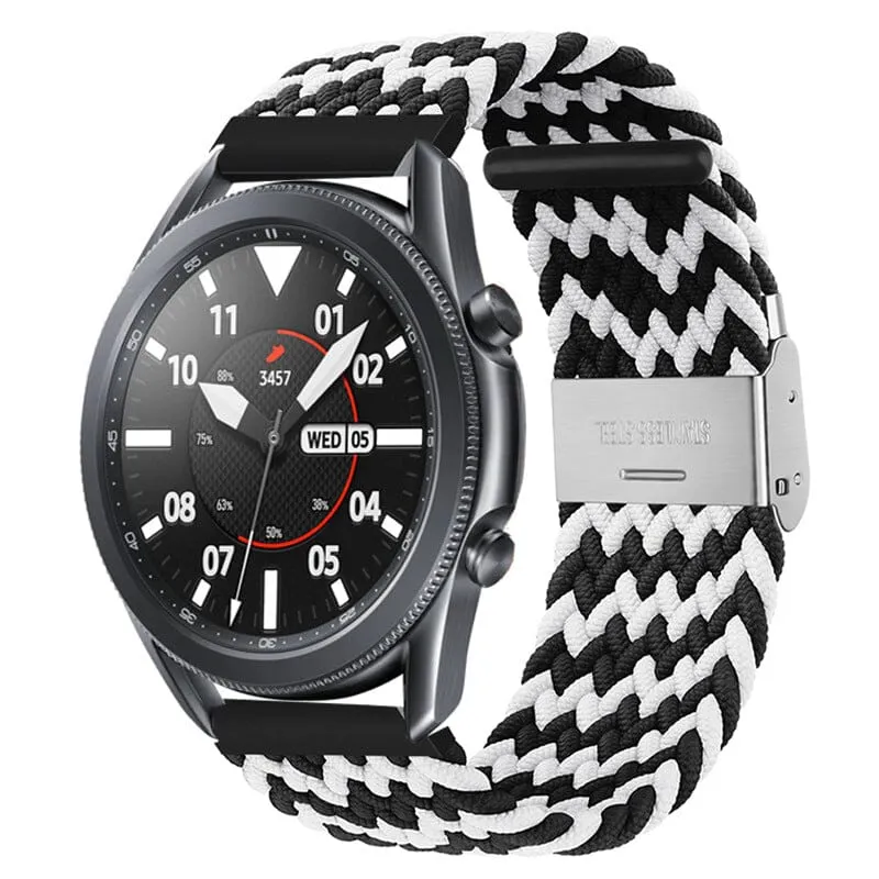 Nylon Braided Loop Watch Straps Compatible with the Olympic 22mm Range