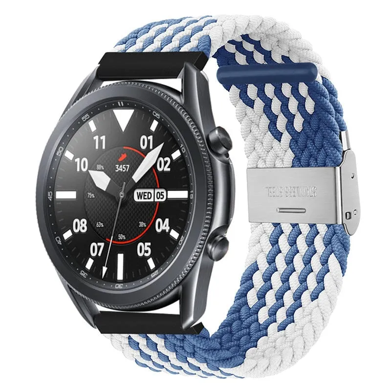 Nylon Braided Loop Watch Straps Compatible with the Olympic 22mm Range