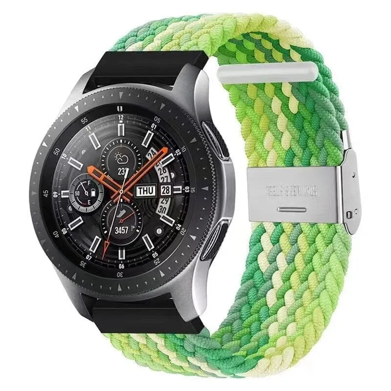 Nylon Braided Loop Watch Straps Compatible with the Olympic 22mm Range