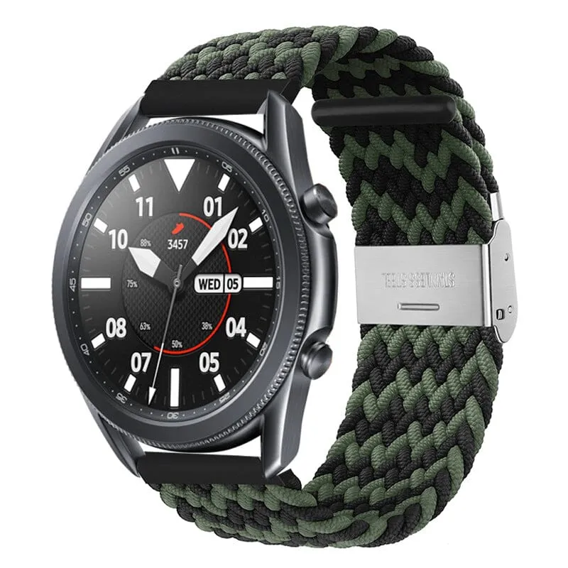 Nylon Braided Loop Watch Straps Compatible with the Olympic 22mm Range