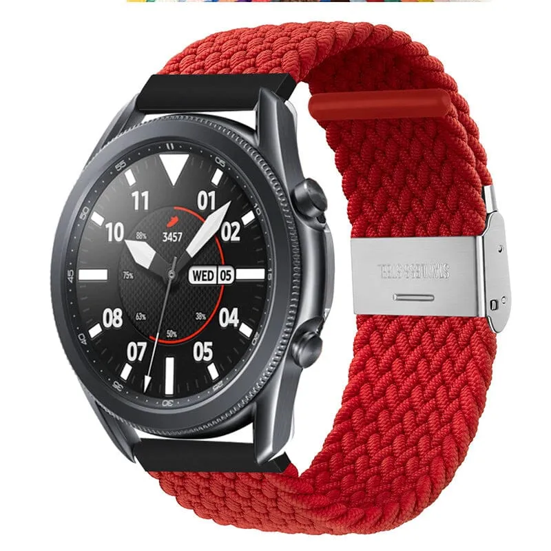 Nylon Braided Loop Watch Straps Compatible with the Olympic 22mm Range