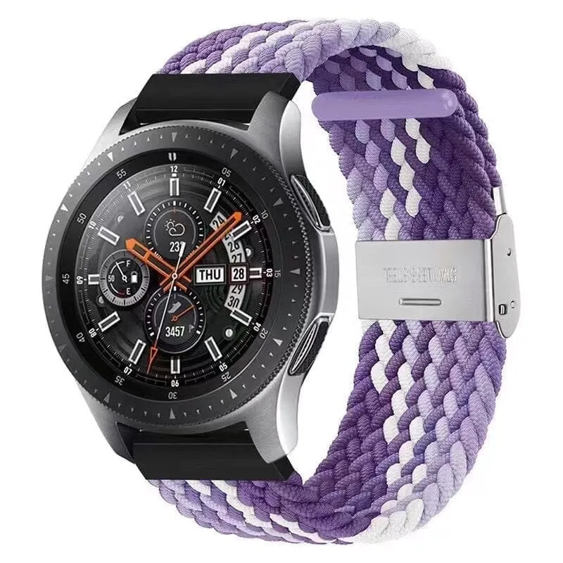 Nylon Braided Loop Watch Straps Compatible with the Olympic 22mm Range