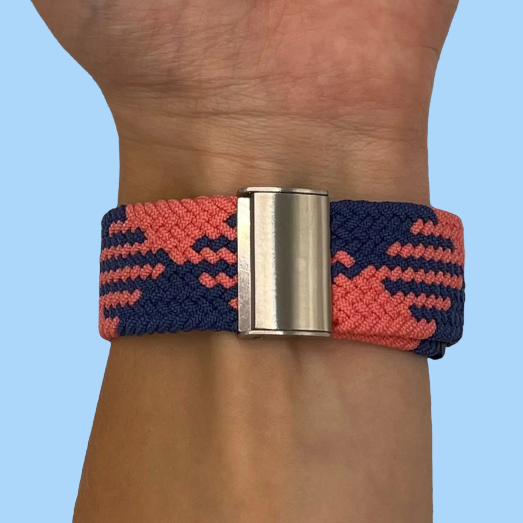 Nylon Braided Loop Watch Straps Compatible with the Olympic 22mm Range