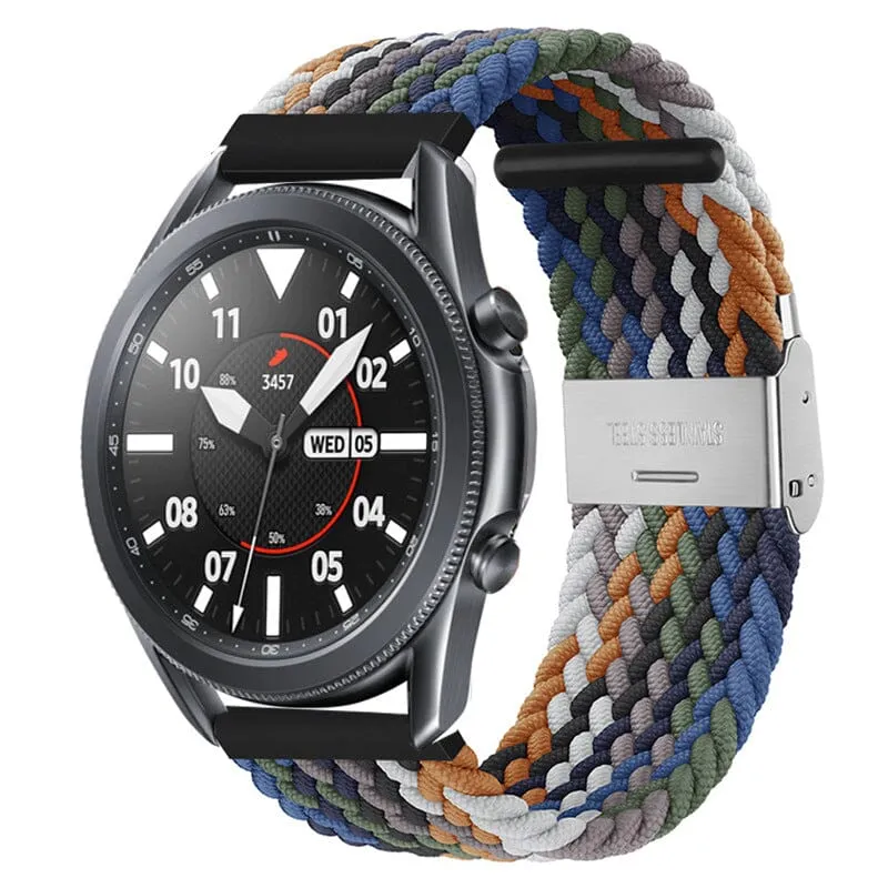 Nylon Braided Loop Watch Straps Compatible with the Olympic 22mm Range