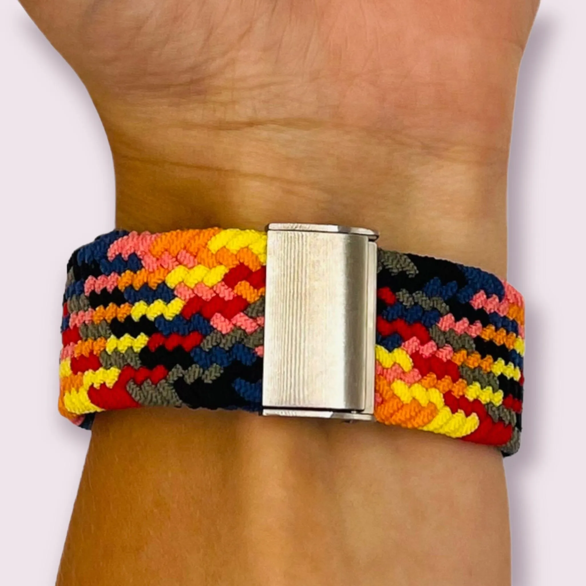 Nylon Braided Loop Watch Straps Compatible with the Olympic 22mm Range