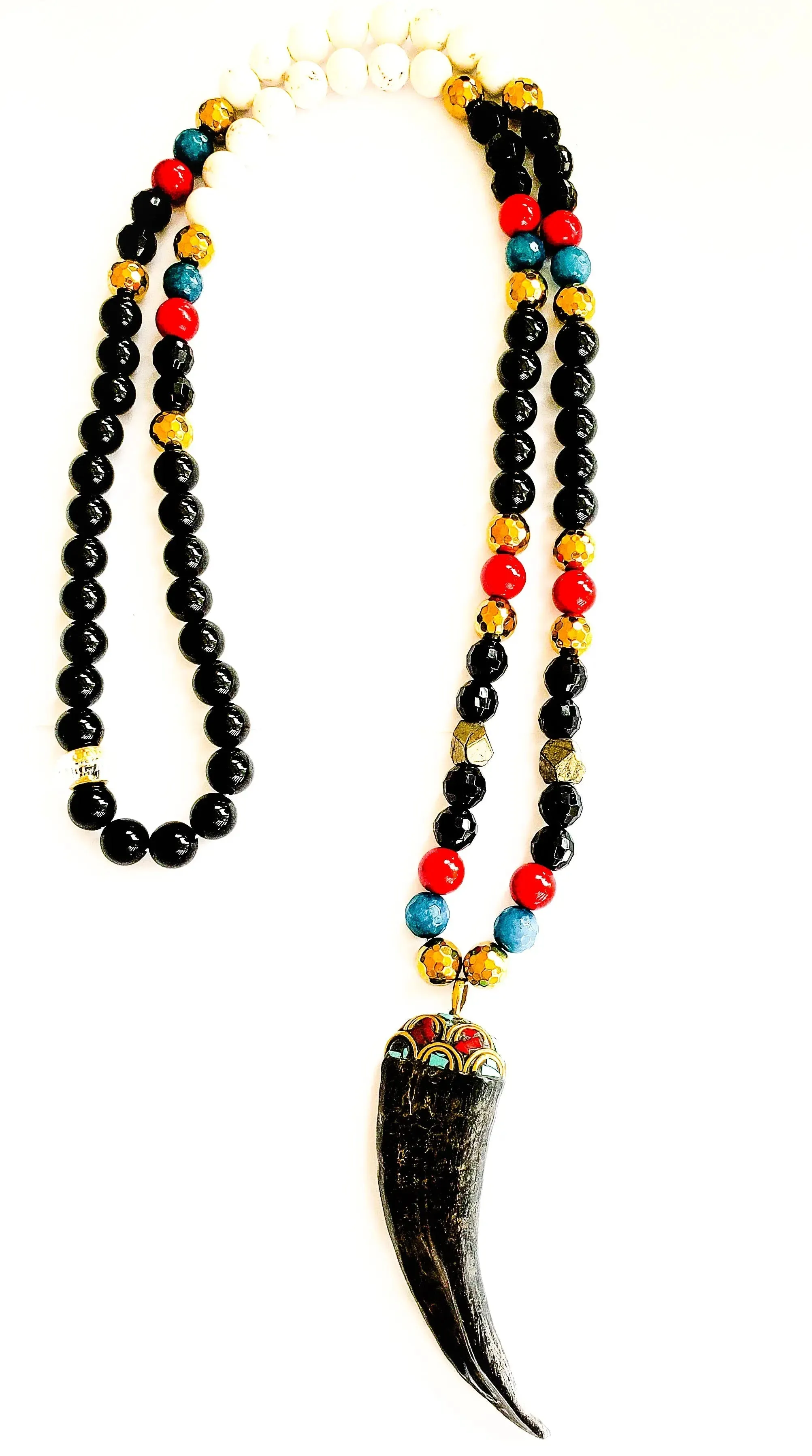 Onyx Tibetan Necklace