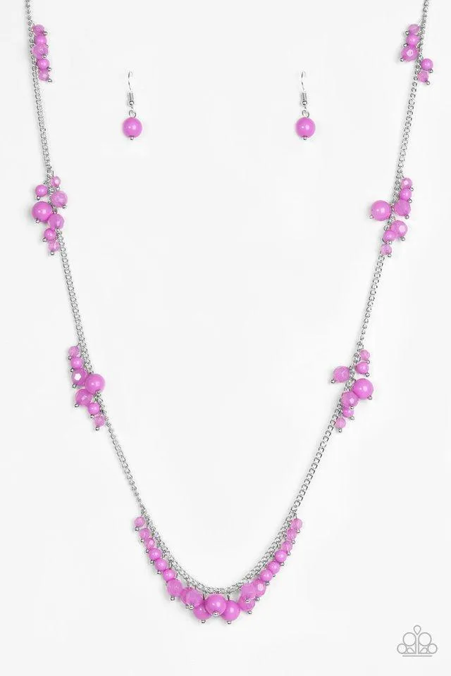 Paparazzi Necklace - Coral Reefs - Purple