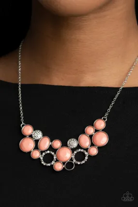 Paparazzi Necklace ~ Extra Eloquent - Orange