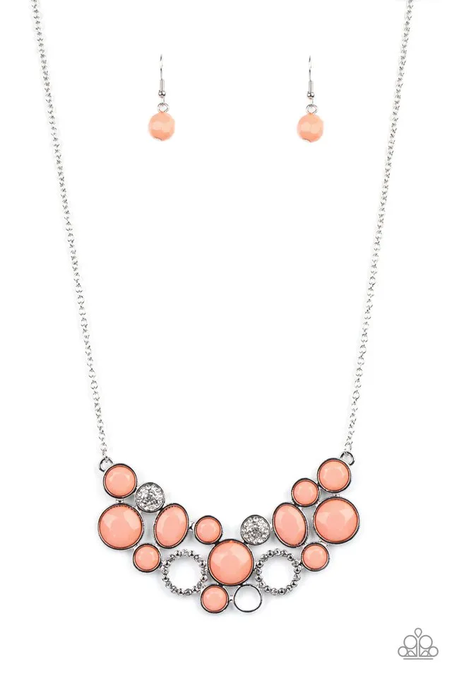 Paparazzi Necklace ~ Extra Eloquent - Orange