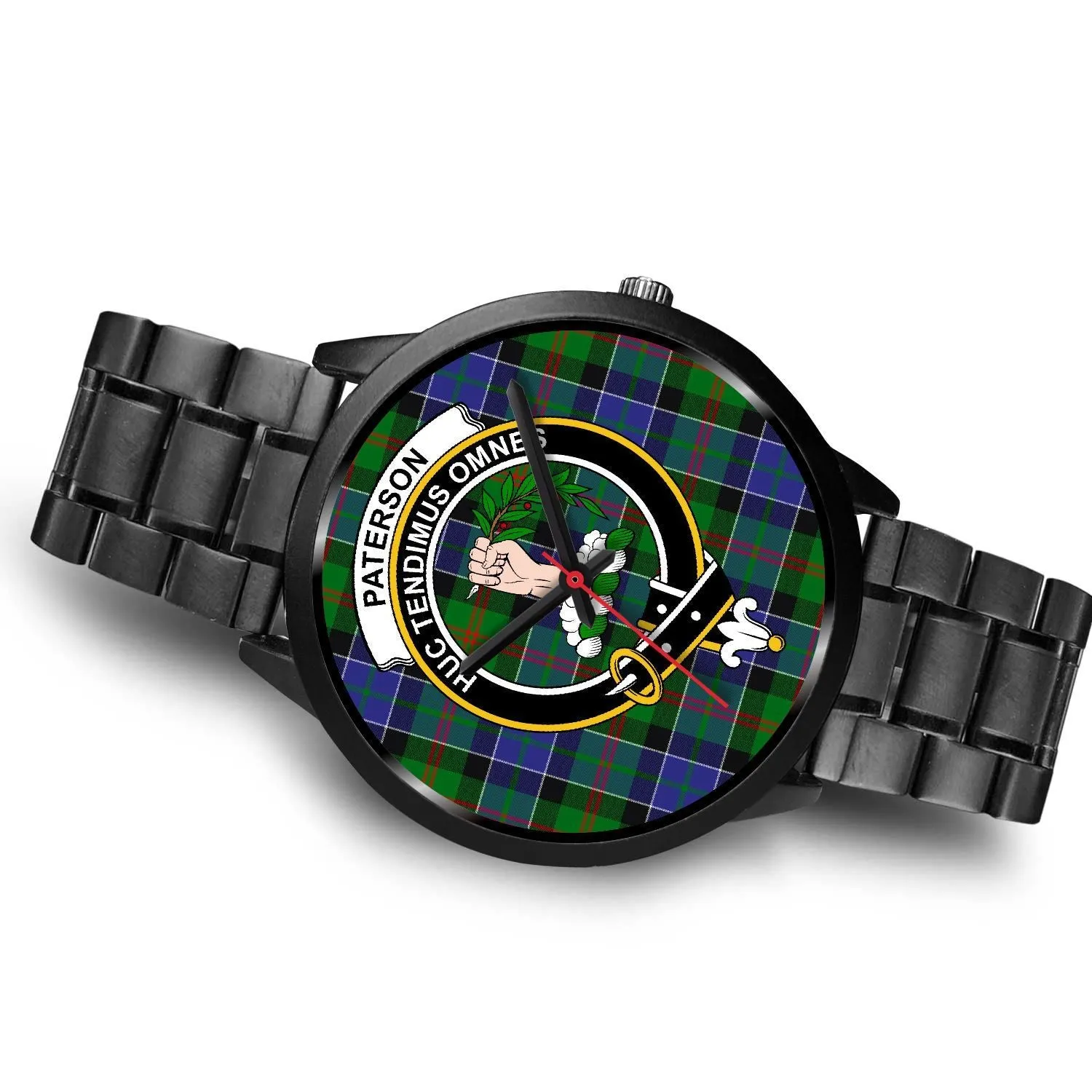 Paterson Clan Badge Tartan Black Watch