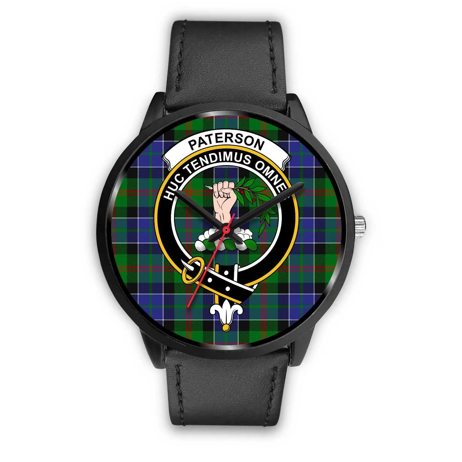 Paterson Clan Badge Tartan Black Watch