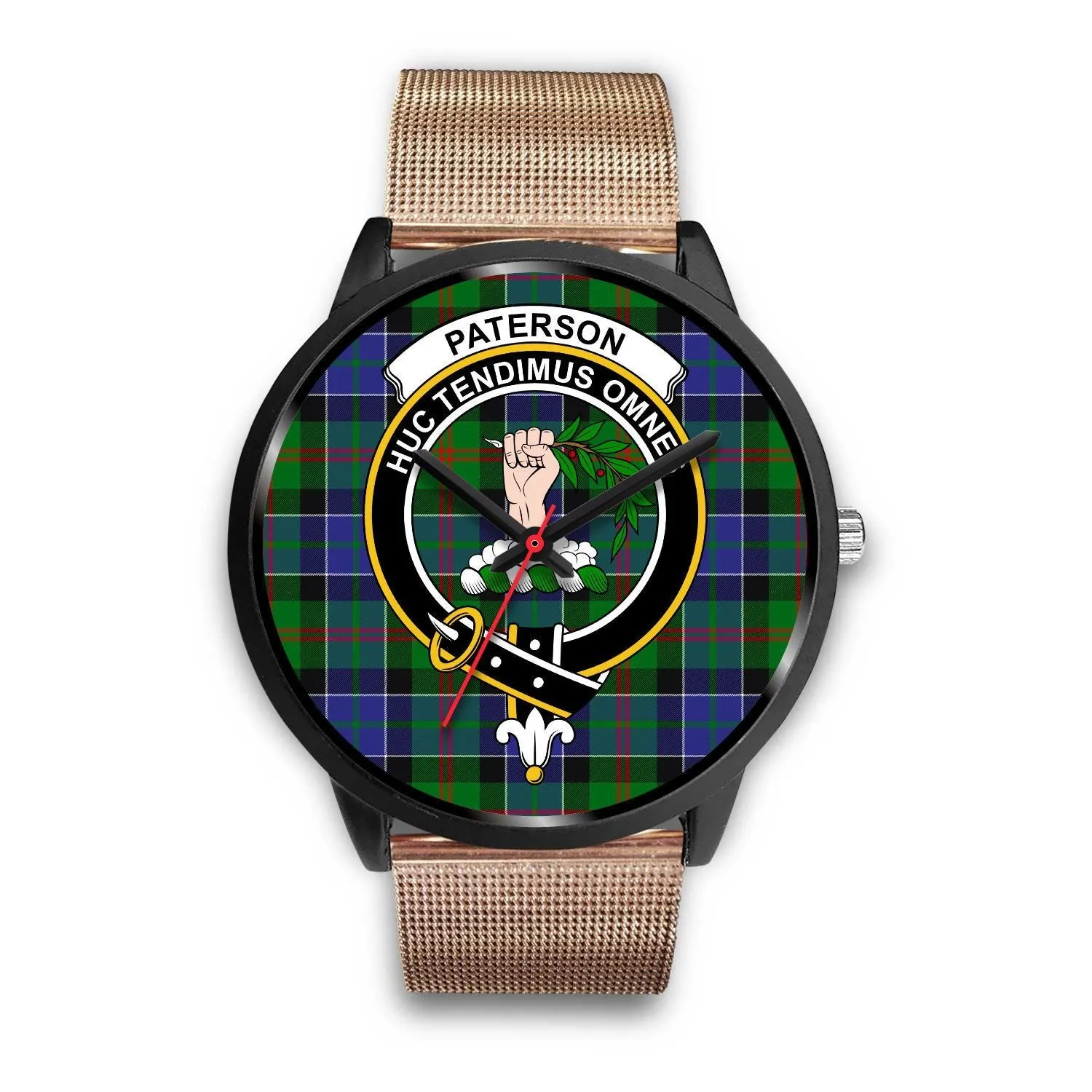 Paterson Clan Badge Tartan Black Watch