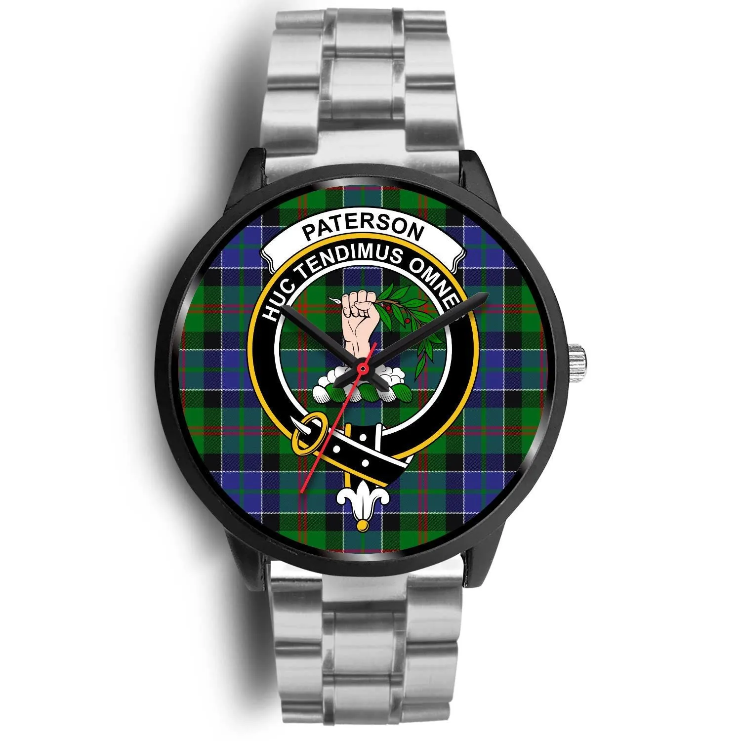 Paterson Clan Badge Tartan Black Watch