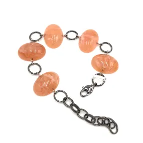 Peach Gemz Stations Bracelet