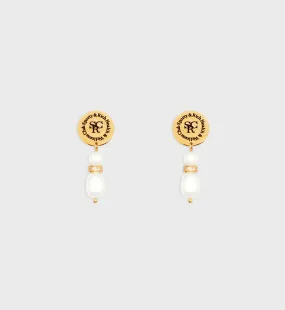 Pearl Crystal Earrings