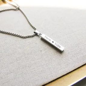 Personalized Bar Necklace