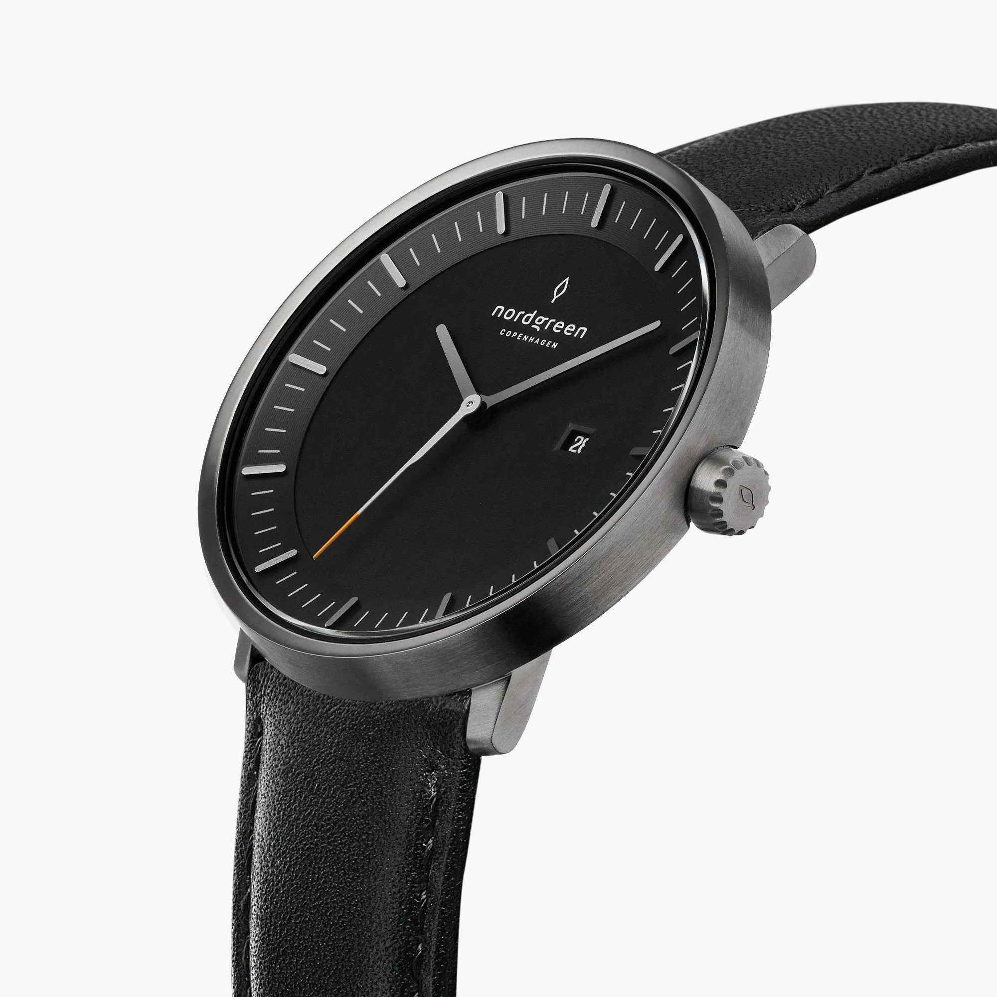 Philosopher | Black Dial - Black Leather