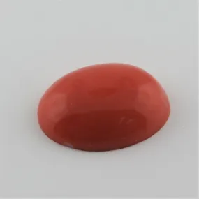 Pink Coral Gemstone Oval Shape Cabochon