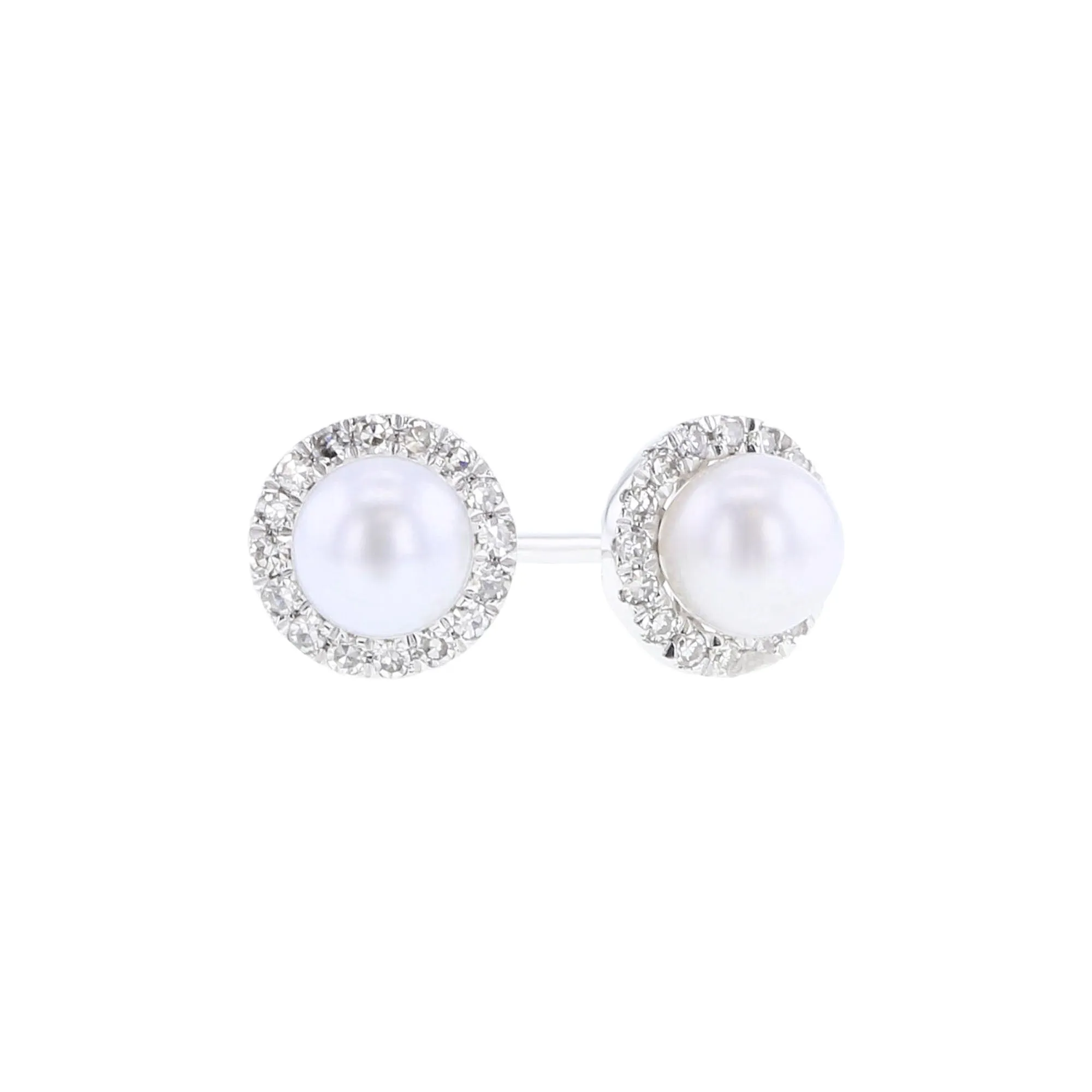 Popsicle Pearl & Diamond Earrings