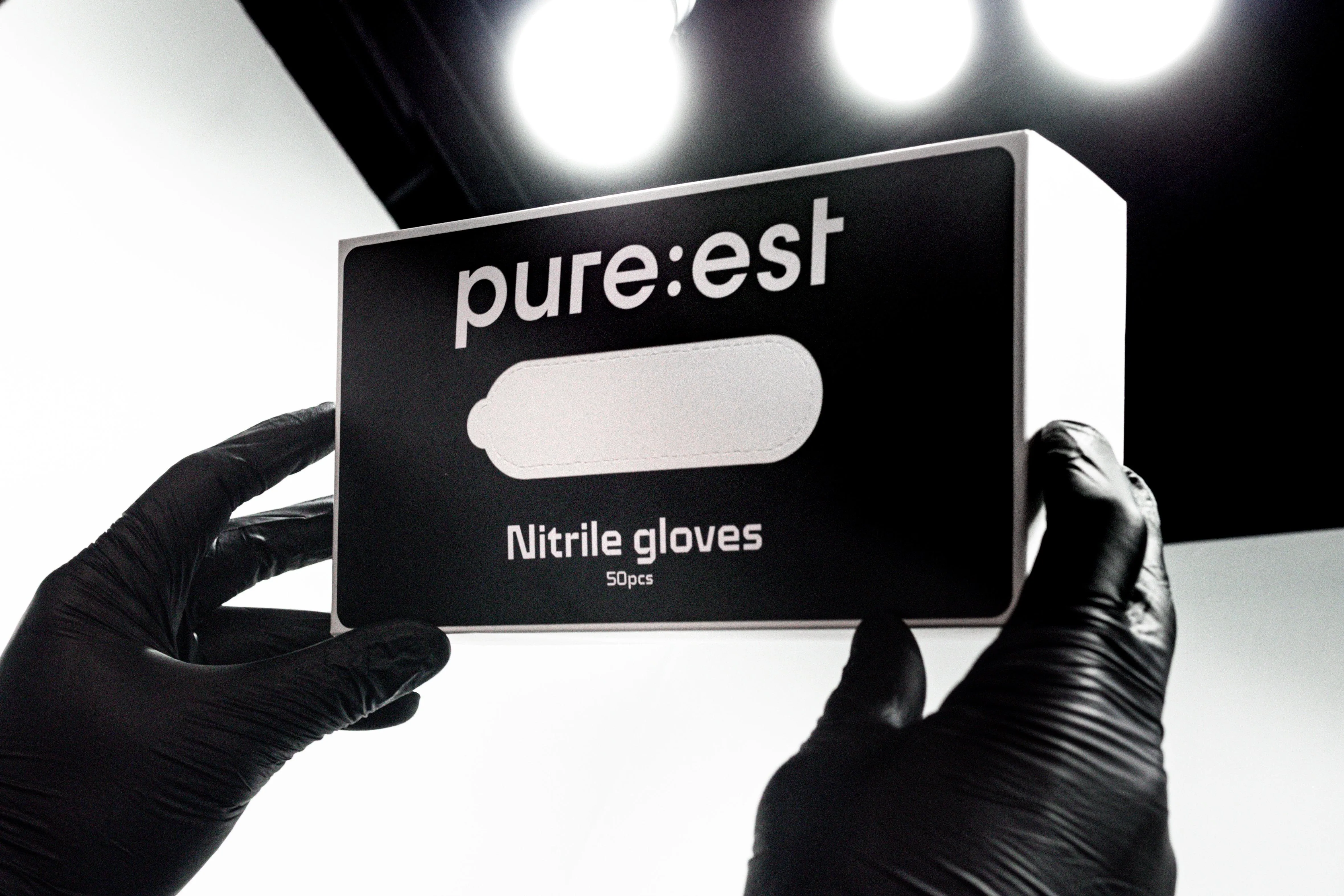 PURE:EST | Black Nitrile Gloves