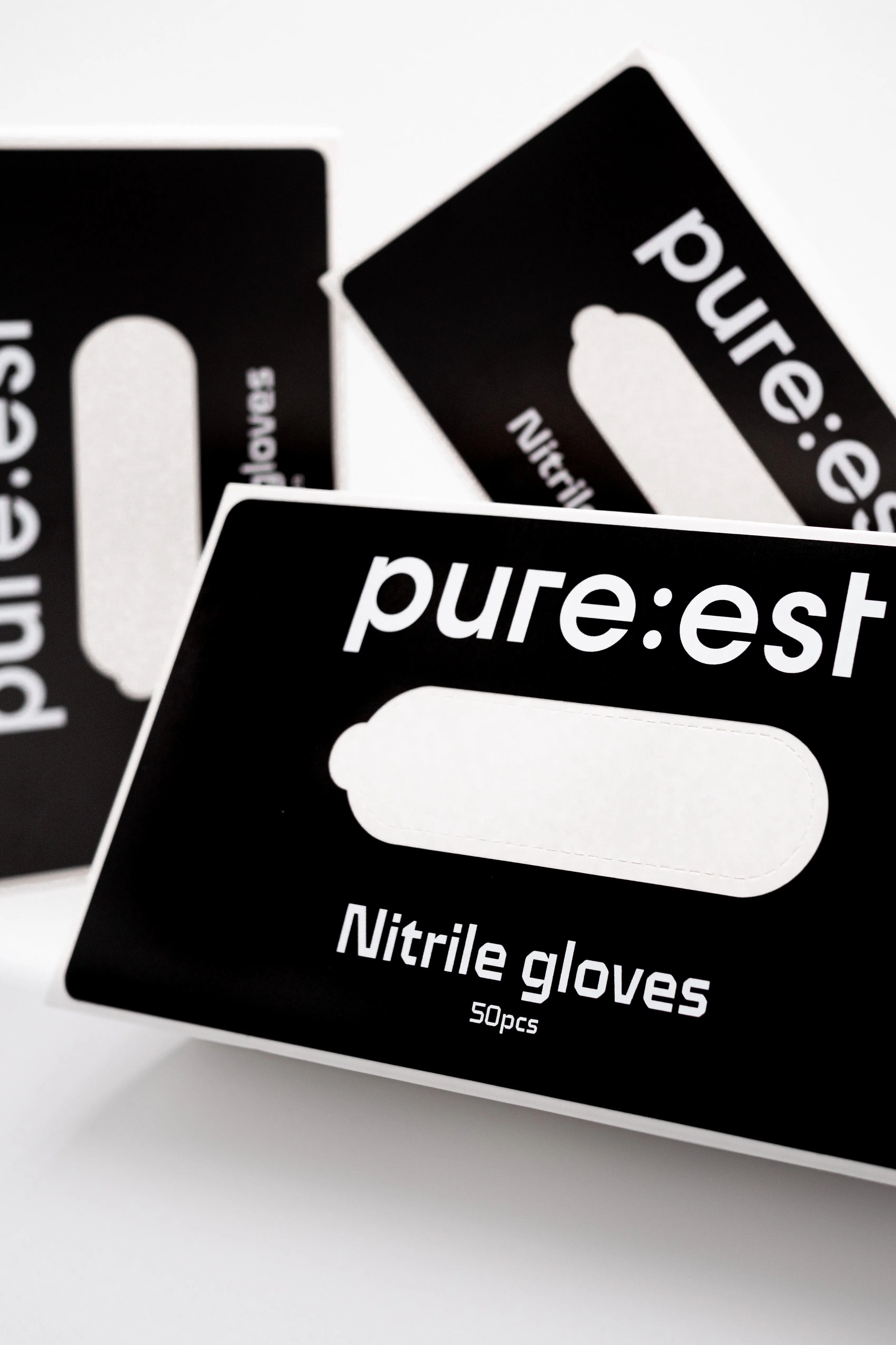 PURE:EST | Black Nitrile Gloves