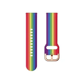 Rainbow Watch Straps compatible with the Oppo Watch 2 46mm