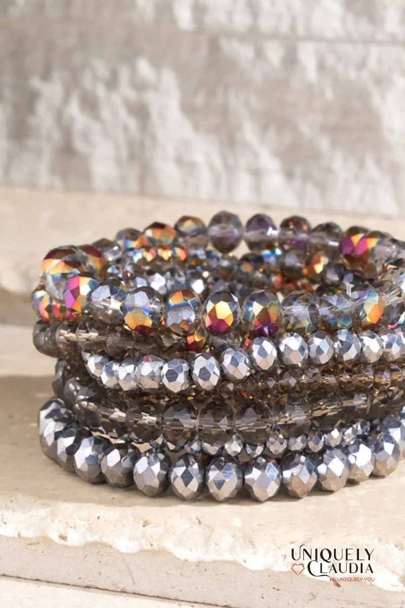 Reflections Multi-Strand Glass Beaded Bracelet