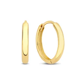 Rivoli Morgane 14 karat gold hoop earrings