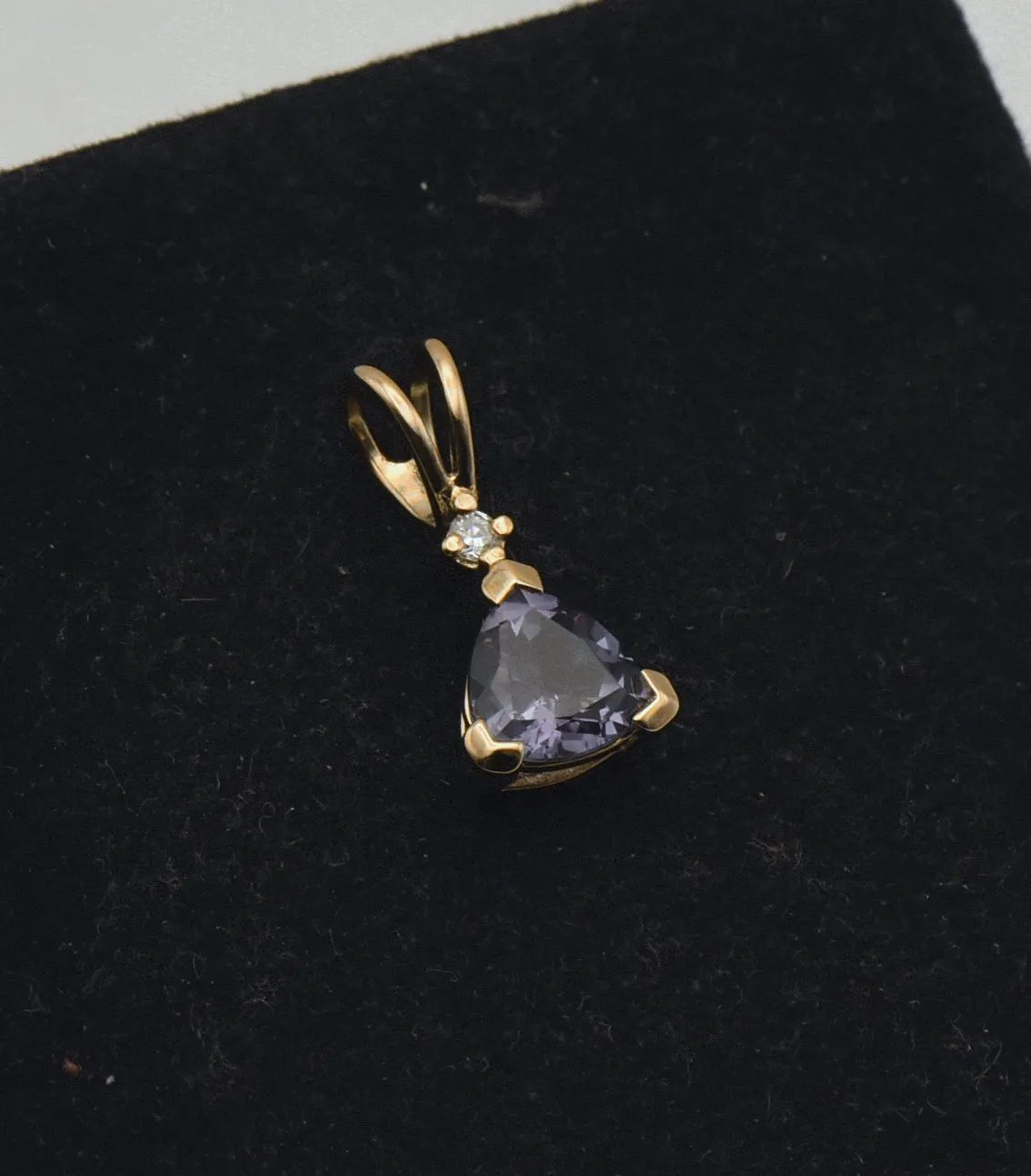 Ross-SImons - Synthetic Color Change Sapphire Vermeil Pendant