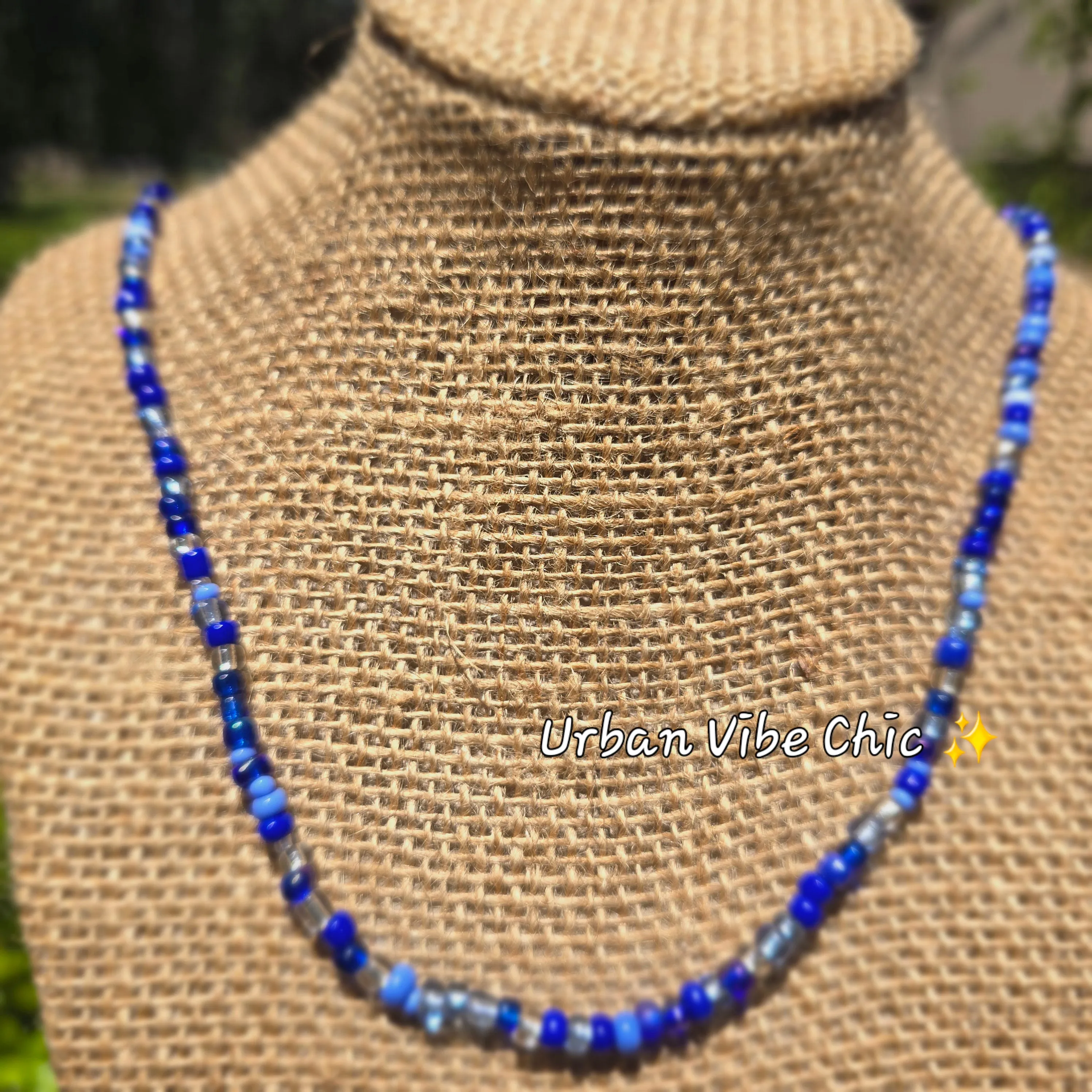 Royal Goddess Daisy Beaded Necklace |Flower Bead Bead Necklace | Urban Vibe Chic | Seed Bead Jewelry