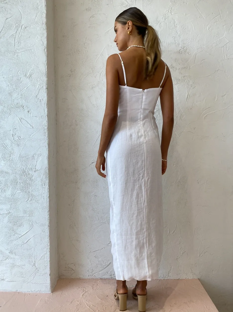 Rumer Bronte Maxi Dress in White