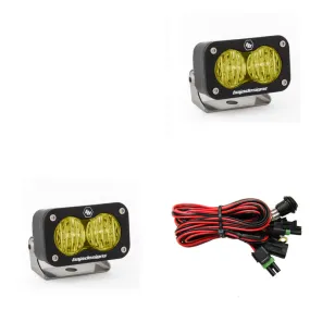 S2 Sport, Pair Wide Cornering, LED, Amber