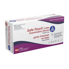 Safe-Touch® Powder-Free Latex Exam Gloves