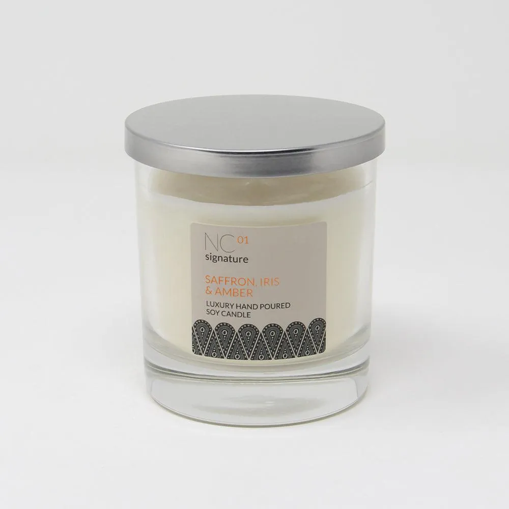 Saffron, Iris & Amber Candle in a Glass Jar