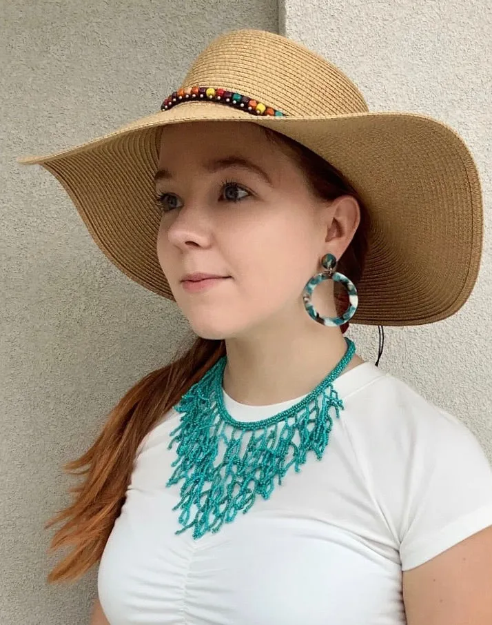 Sea Coral Beaded Necklace