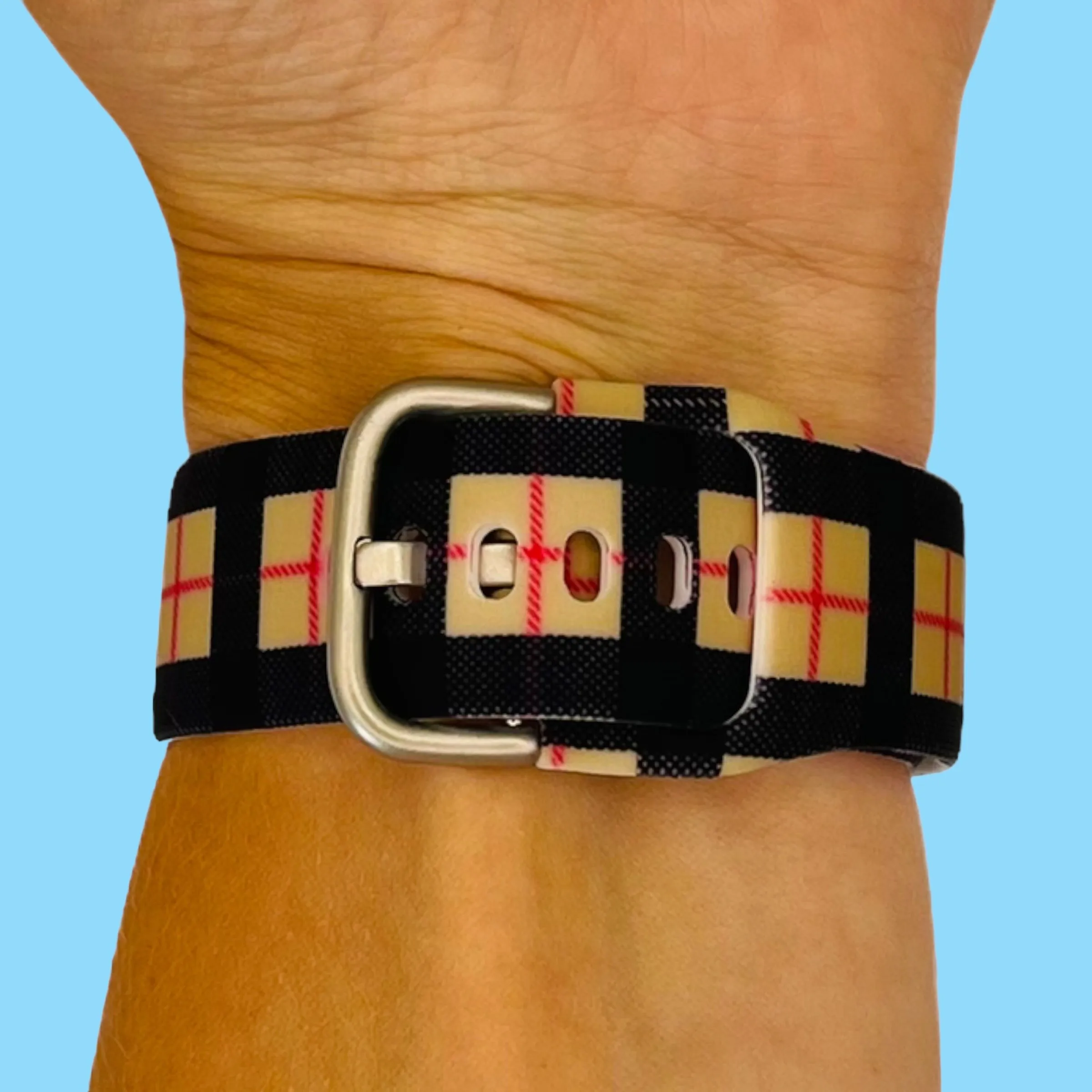 Silicone Pattern Watch Straps compatible with the OnePlus Watch